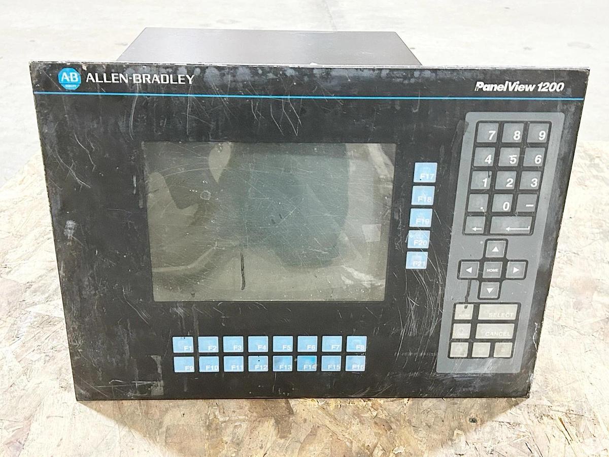 Used Allen Bradley 2711-KC1X Operator Interface Panelview 1200 12" Color CRT 264V