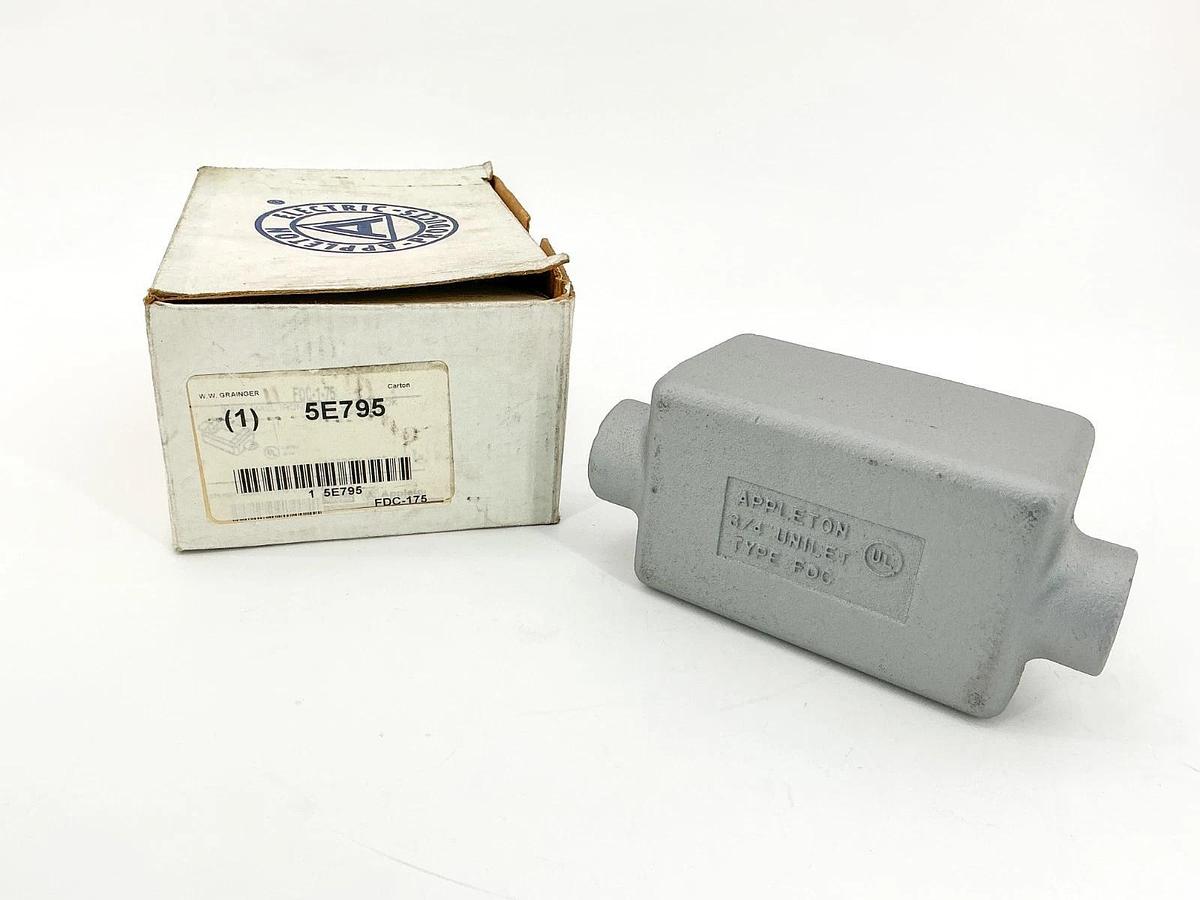 New Appleton FDC-175 1 Gang Outlet Enclosure 3/4" 5E795