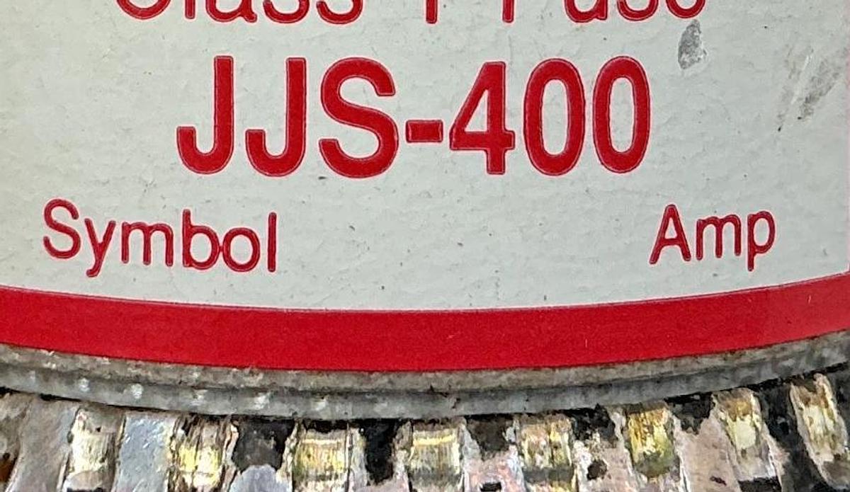 Used Bussmann JJS-400 T-Tron Fast-Acting Current-Limiting Class T Fuse 400A 600V