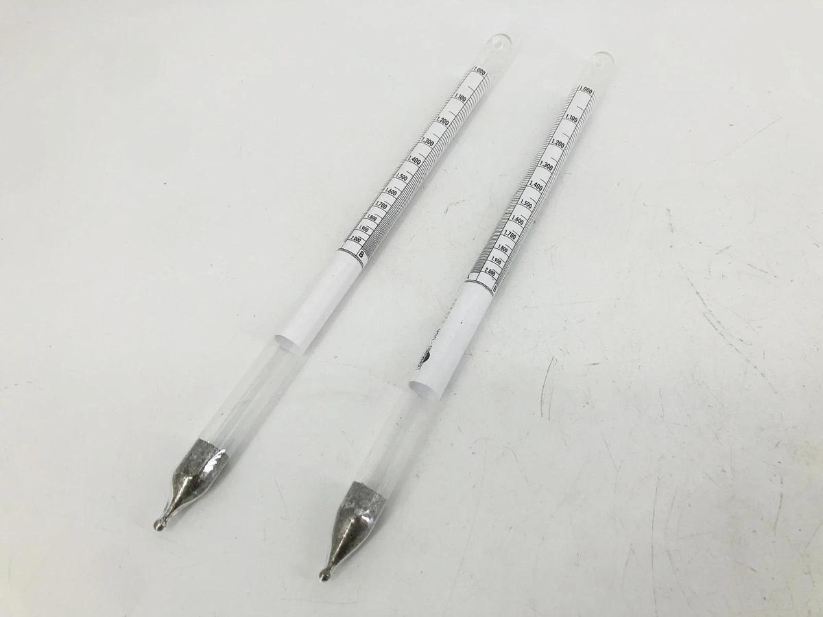 Lot of 2 New Chase 1987 Precision Hydrometer 1.000/2.000