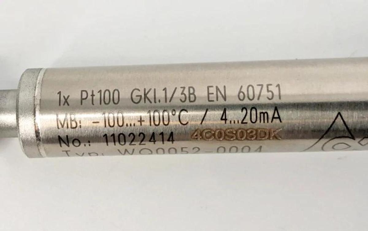 New Tetra Pak Hoyer WQ0052-0004 Temperature Transmitter 11022414 - No Box