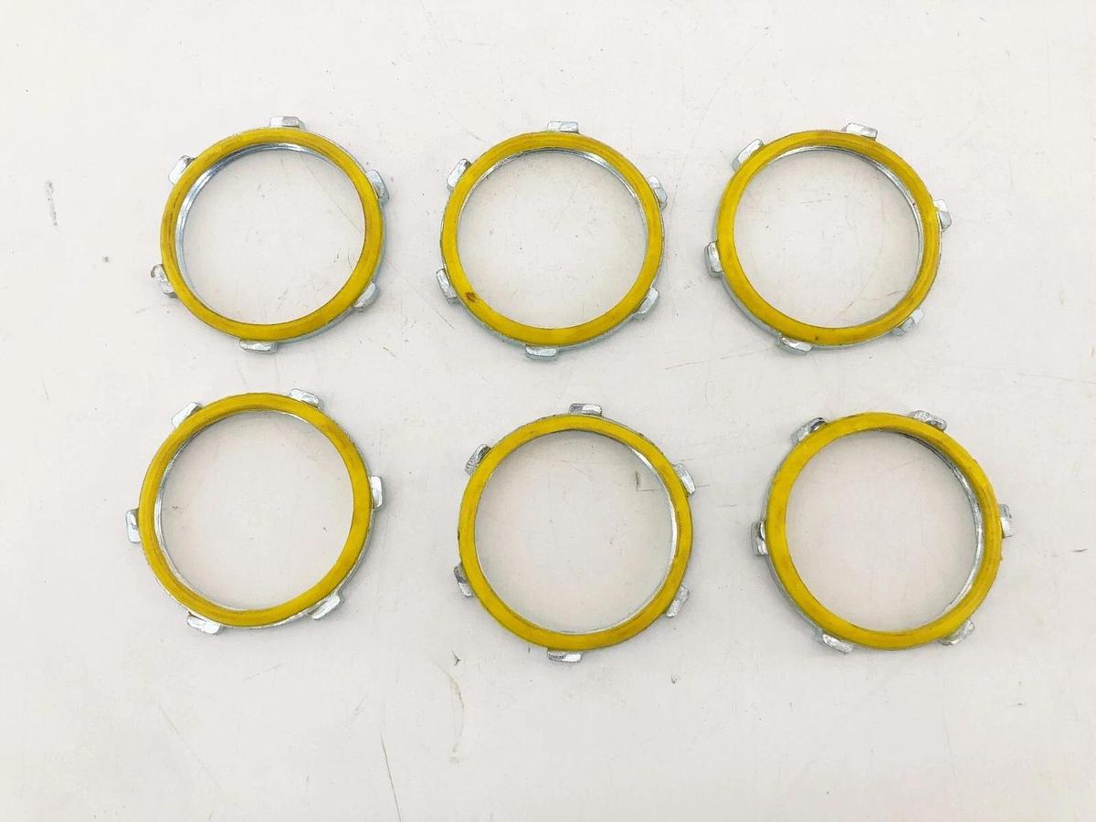 Box of 6 New Topaz 715 Sealing Locknuts 1-1/2"