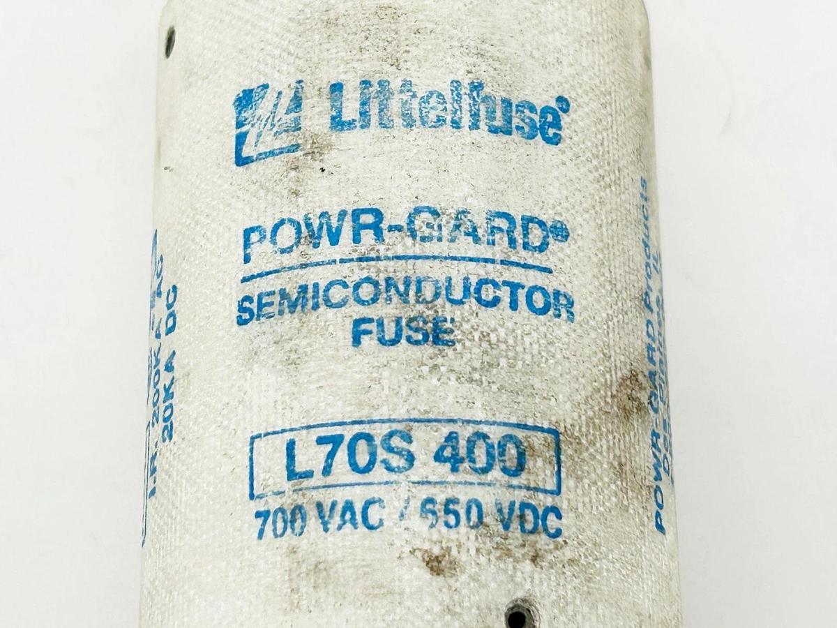Used Littelfuse L70S400 Semiconductor Fuse Very Fst Acting 400A 700V