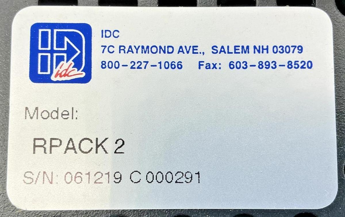 New IDC Industrial Devices Corporation RPACK-2 Regan Module 230VAC - No Box