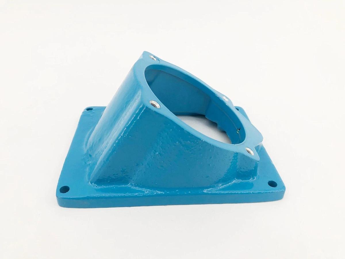 New Meltric 594M3 Angle Adapter 30 Degree Size 4 Aluminum Painted Blue