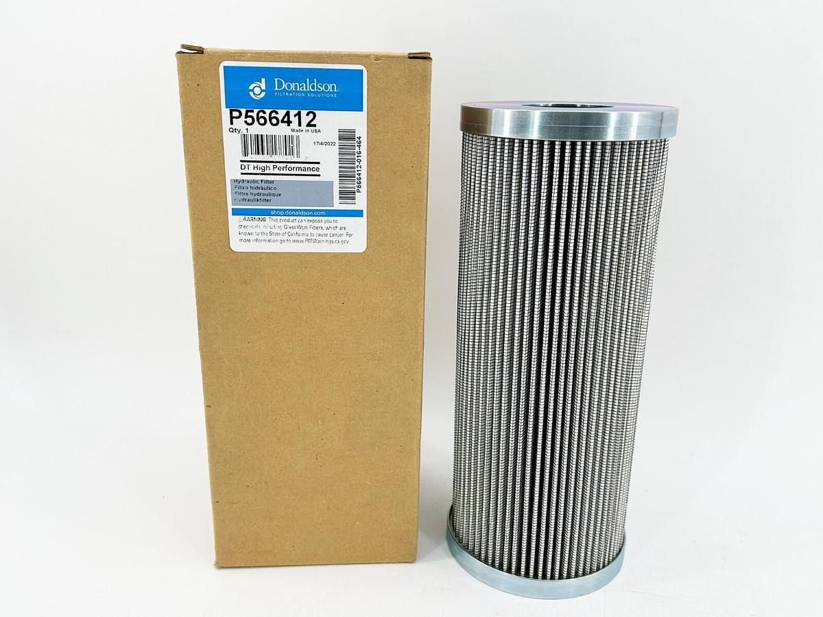 New Donaldson P566412 Hydraulic Filter Cartridge 5 Micron Filtration