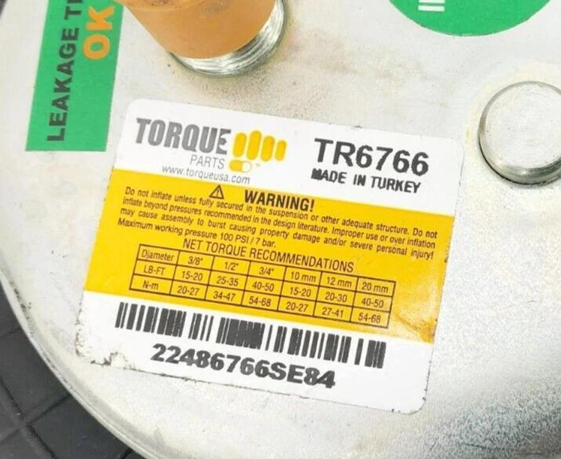 New Torque TR6766 Air Suspension Helper Spring Kit