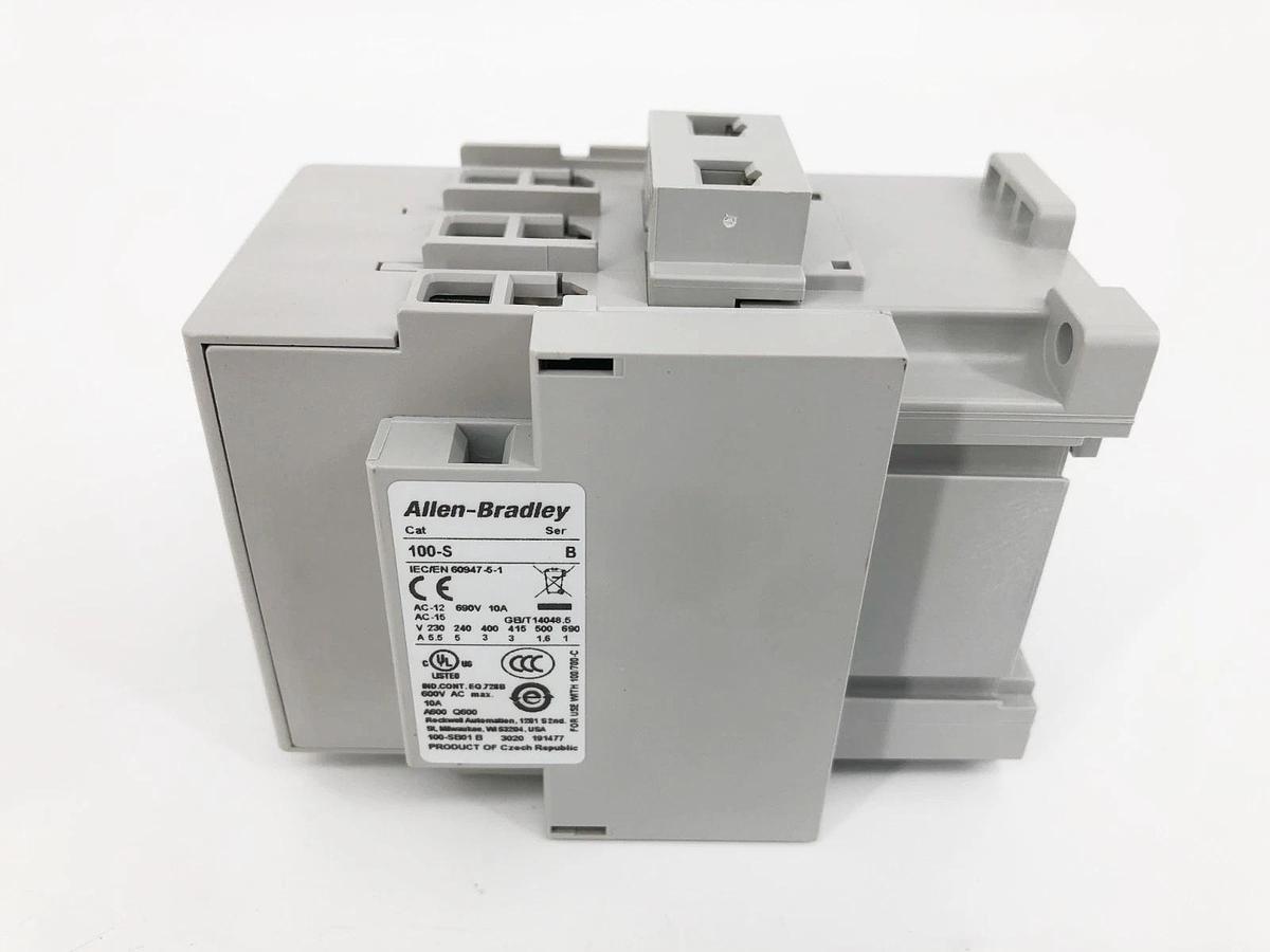 New Allen Bradley 100-C43EJ01 Ser. B Contactor 24VDC 3NO Main Poles 1NC Aux