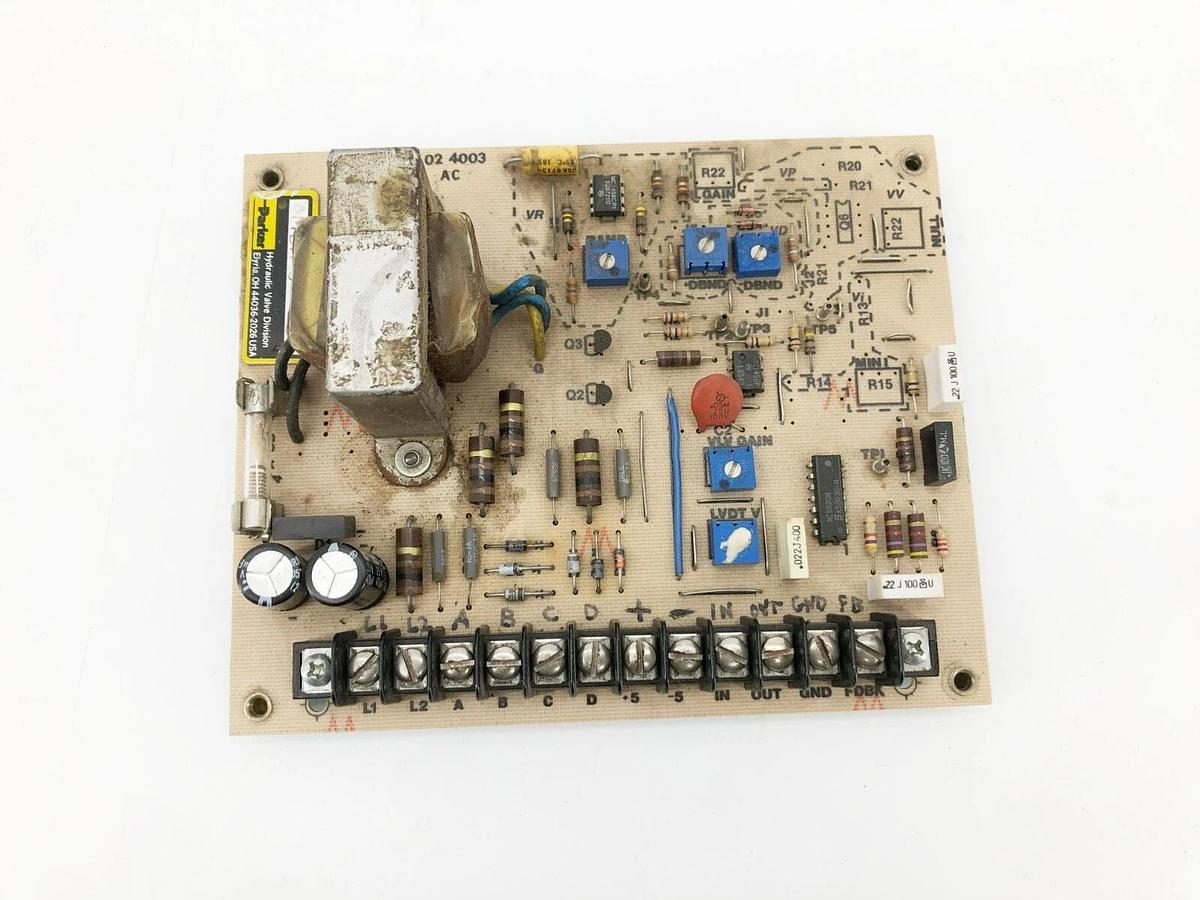 Used Parker AMDR10 Control Board Transformer