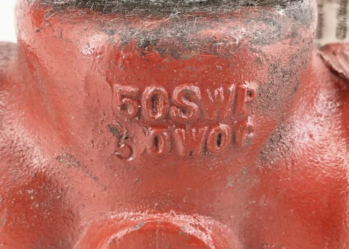 New Homestead 0601009014 Lubricated Plug Valve 1-1/2" FIG 601 50SWP - No Box