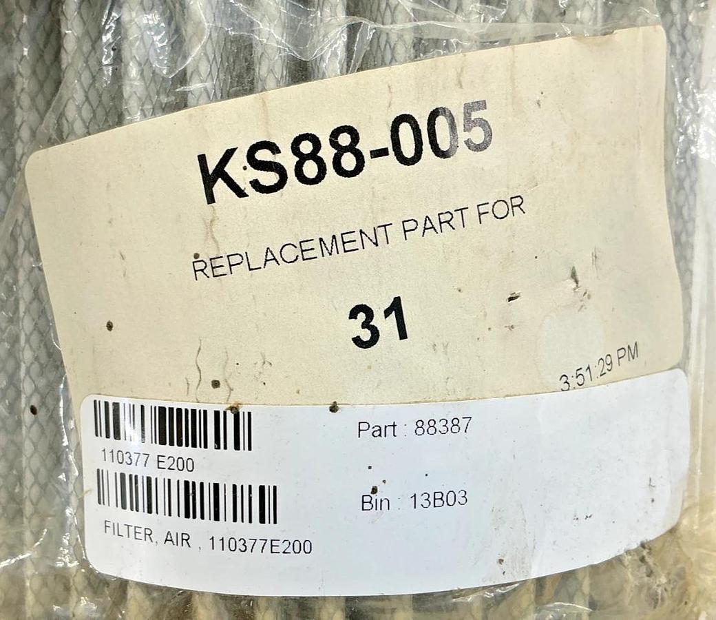 New Unbranded KS88-005 Air Filter Replacement Part - No Box