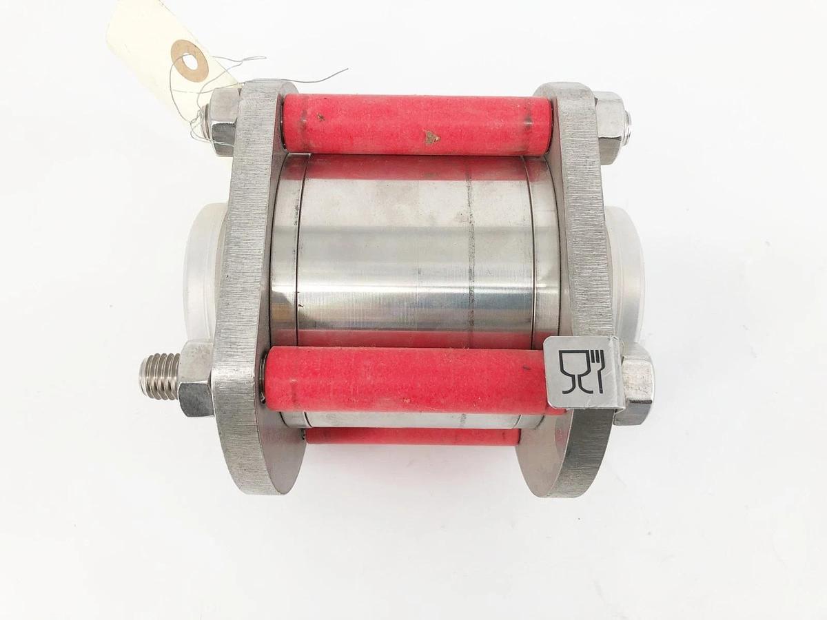 New Meca-Inox PZ4LBWNI050A6MC Sanitary Valve PN80 M-I-DN50 (Missing Hardware)