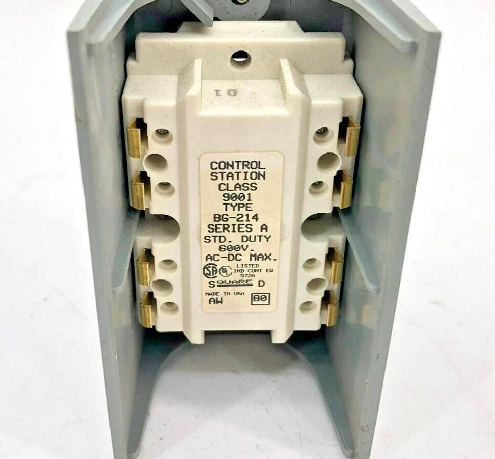 New Square D 9001BG-214 Ser. A Push Button Control Station