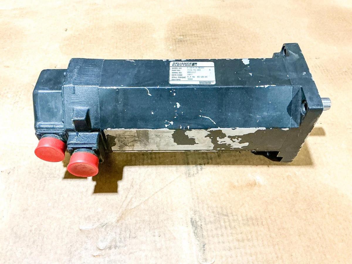 Used Allen Bradley Reliance F-4075-R-H00AA Servo Motor 3000RPM 3PH 2.9 HP 240V