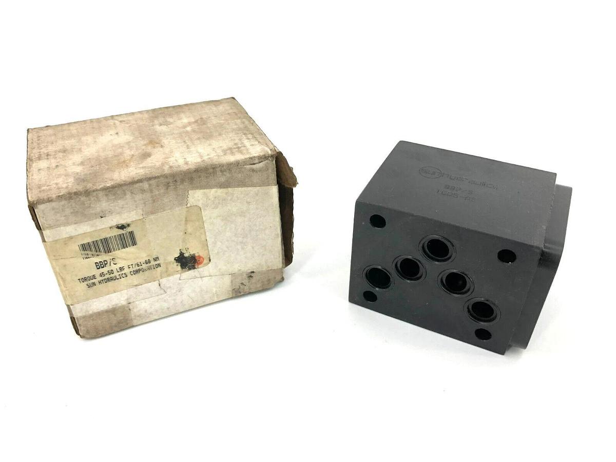 New Sun Hydraulics BBP/S Steel Cartridge Manifold