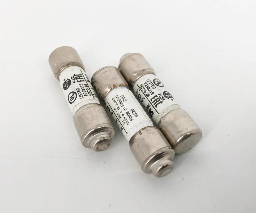 Lot of 3 New Siemens 3NW1006-0HG Fuses 0.6A 600VAC Class CC - No Box