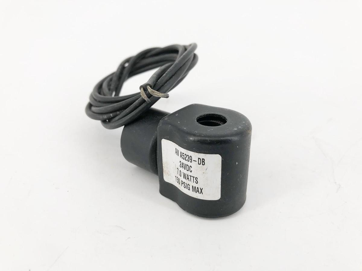 New Keystone AV-A5239-DB Solenoid Coil 24VDC 7.0W 150psig Max - No Box