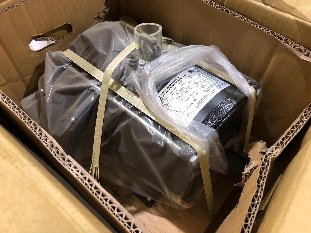 New Dial Manufacturing 2607 Motor 5HP 3PH 230/460V 1760rpm 13.1/6.55A