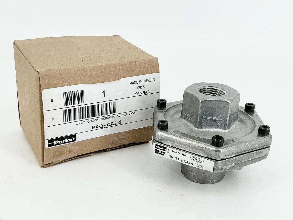 New Parker P4Q-CA14 Quick Exhaust Valve 1/2" 150PSI