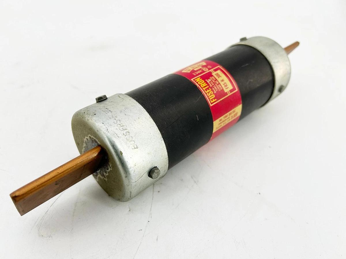 New Bussmann Fusetron FRS-R-300 Time Delay Dual Element Fuse 300A 600V - No Box