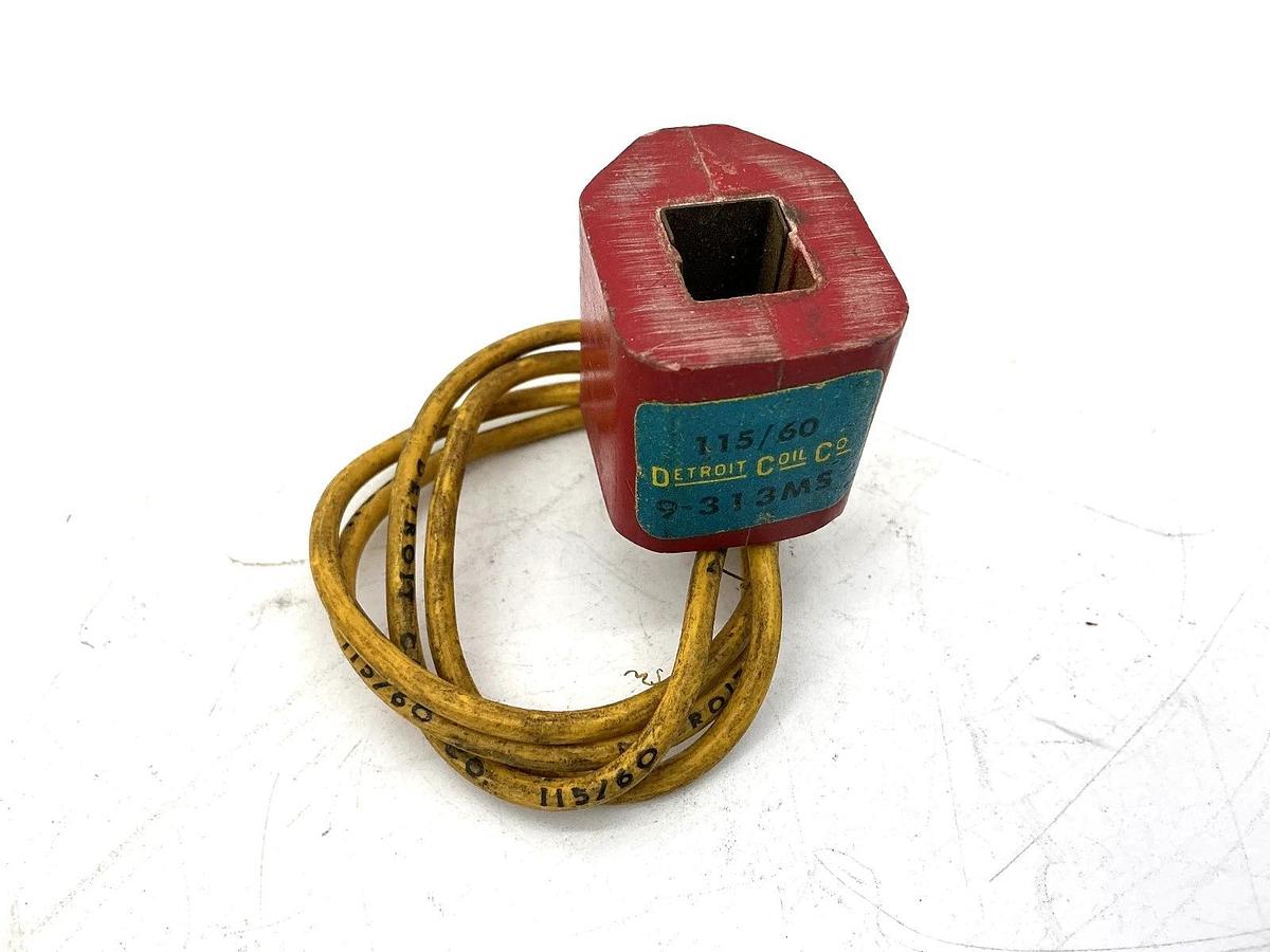 Used Lot of 3 Detroit Coil 9-313MS Coil 2-Wire 115/60 115VAC 60HZ