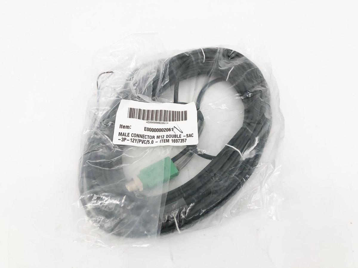 New Phoenix Contact SAC-3P-M12Y-2X/.../... Sensor Cable 5m 1697357