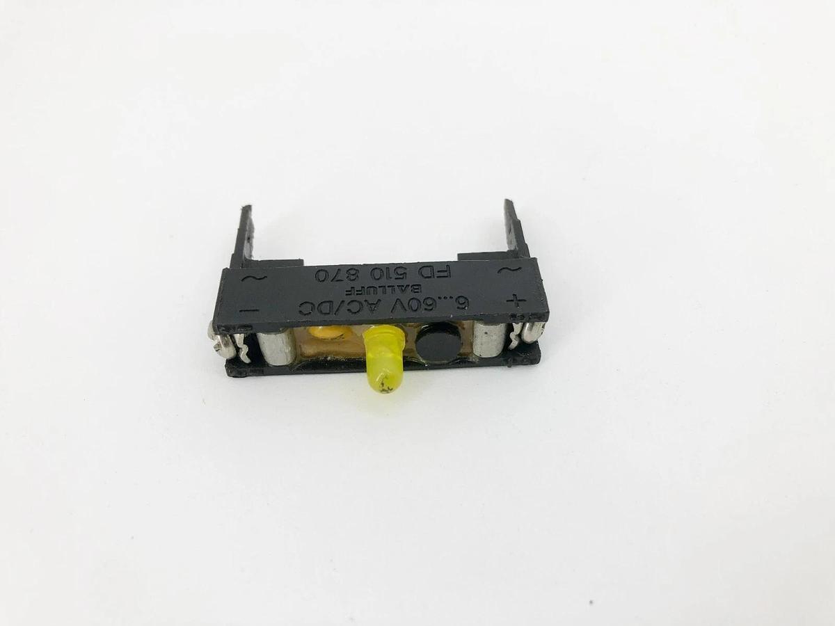 Lot of 3 New Balluff FD-510-870 LED Function Indicators 6...60VAC/DC Yellow