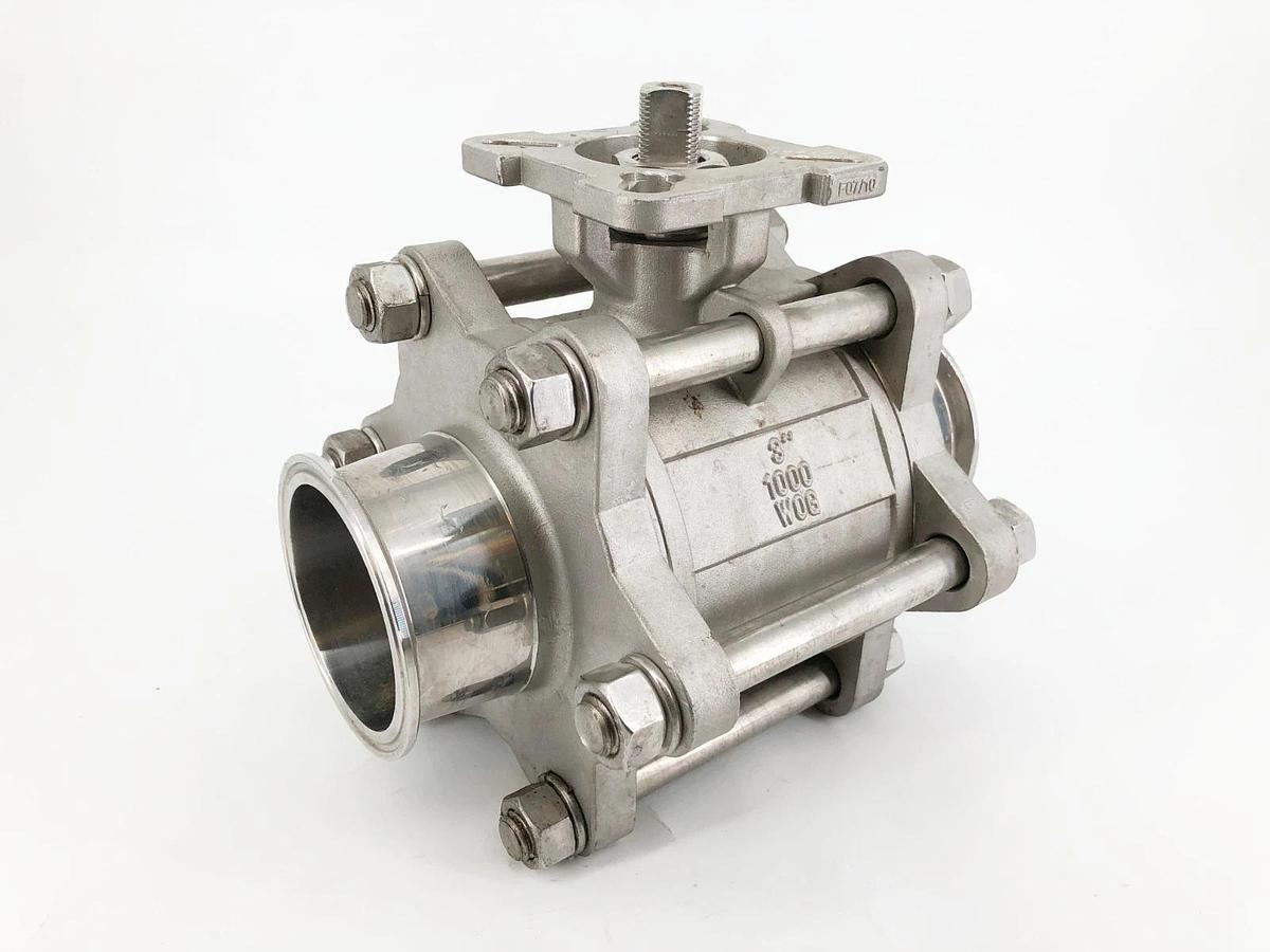 Used Tru-Flo QSM Stainless Steel Ball Valve CF8M 3" 1000 WOG