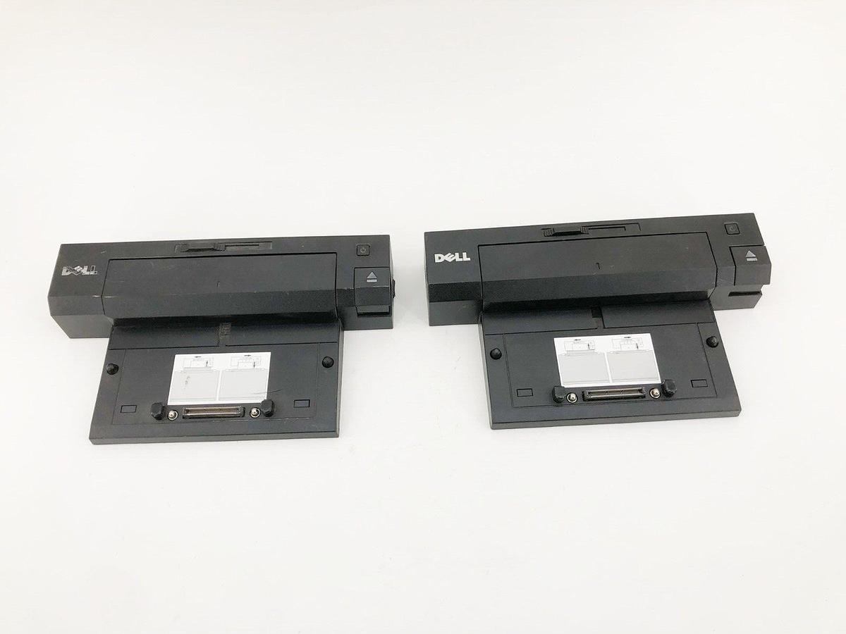 Used Lot of 2 Dell PR02X E-Port Plus Docking Stations CN-0CY640-12961-1AA-5625-A05