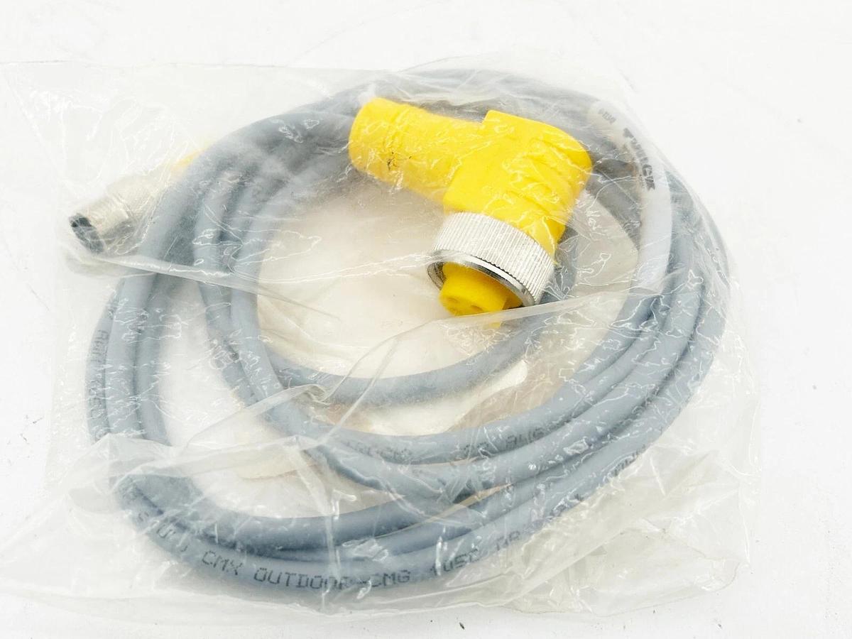 New Turck WKM 40-2M-RS 4.4T Hybrid Molded Cordset U-31548