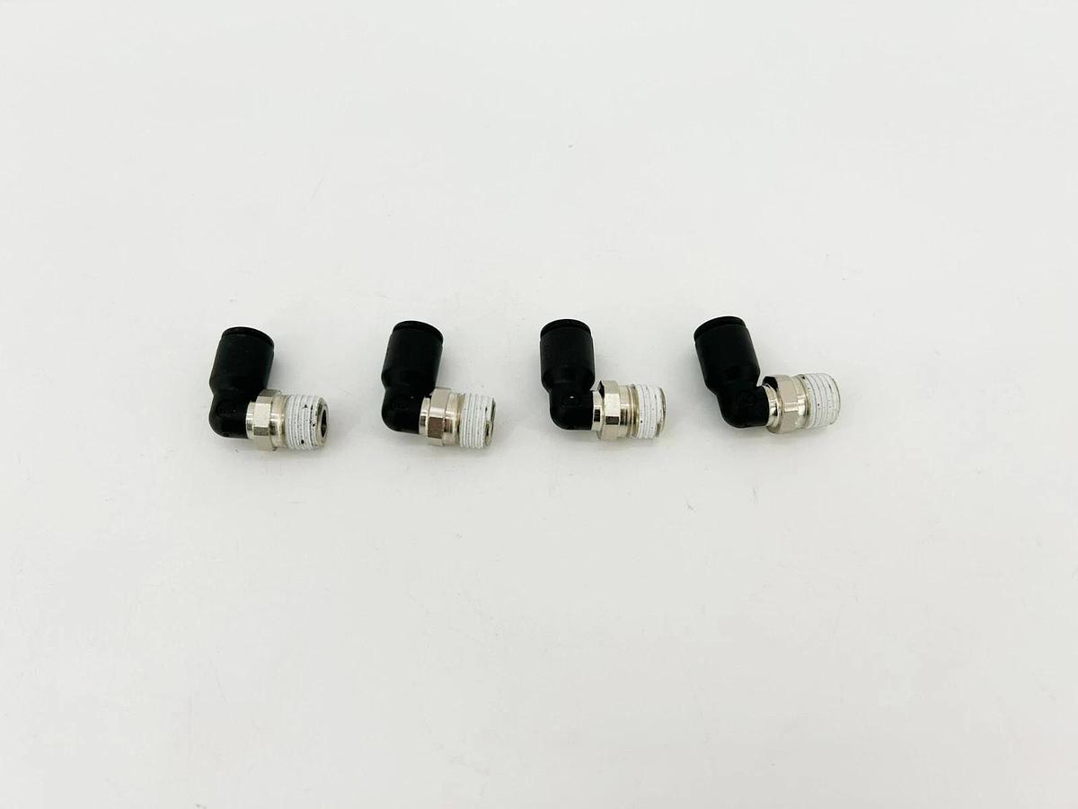 Lot of 4 New Lawson 87626 Male Elbows, 90 Deg. 5/16" x 1/4", 290PSI