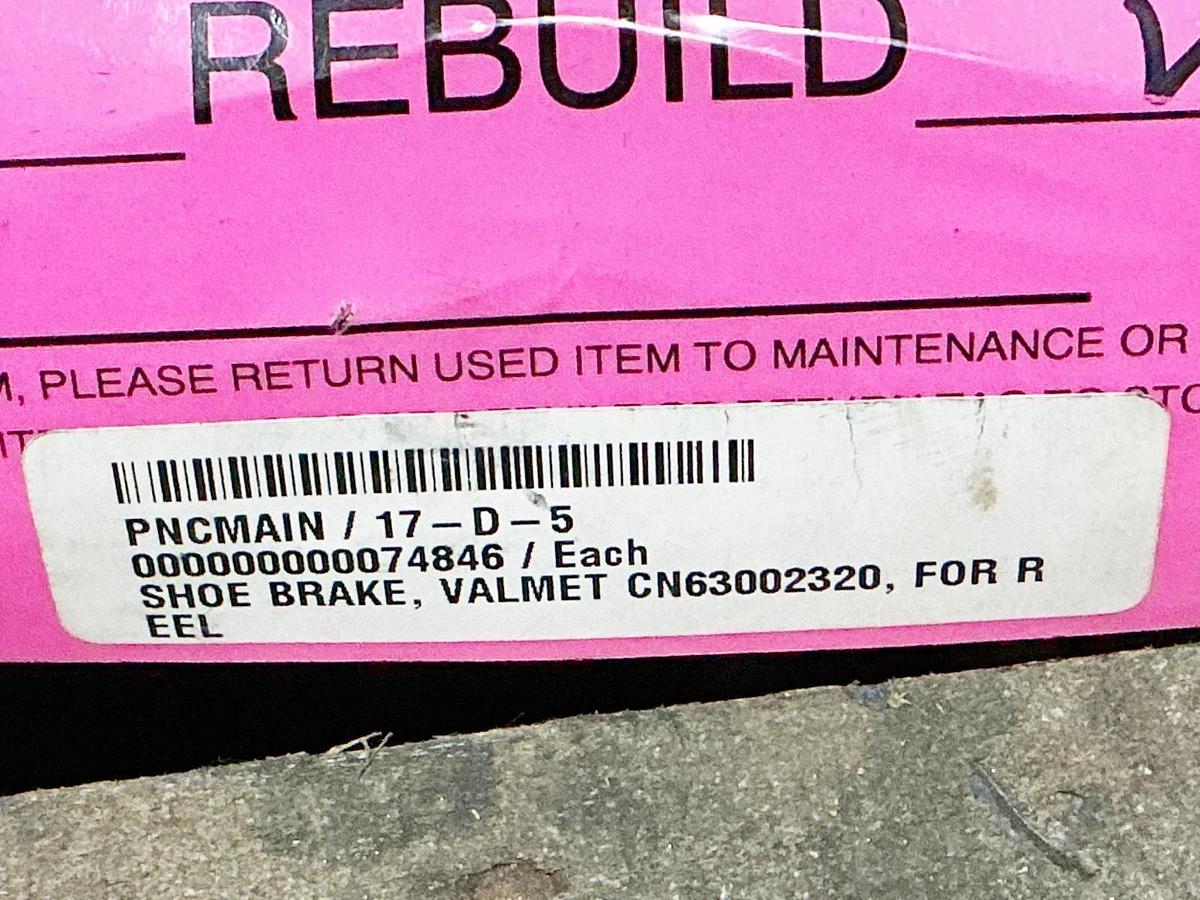 Used Valmet CN63002320 Brake Shoe For R EEL