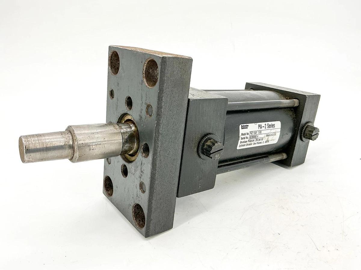 Used Parker PAC11642 3.000 Pneumatic Cylinder 250PSI 3" Stroke PA-2 Series