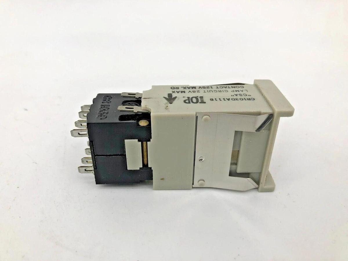 Used Lot of 2 GE CR103DA111B Illuminated Pushbuttons New Surplus No Box