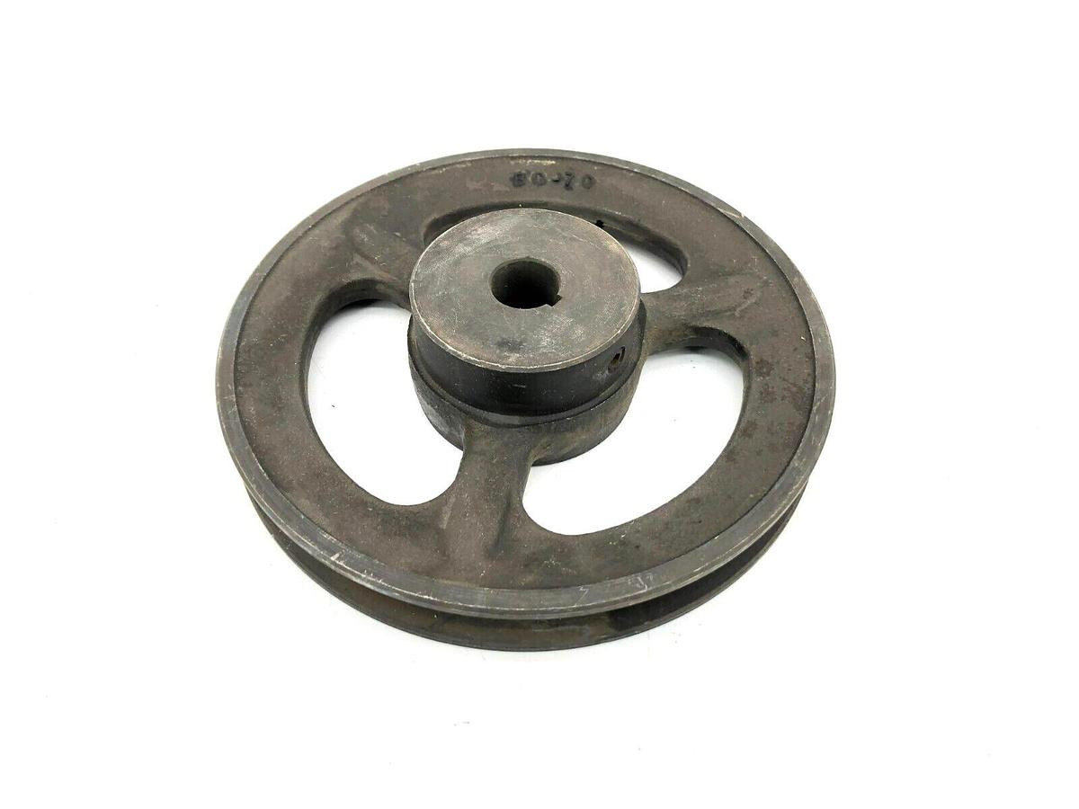 New Unbranded BC-70 Single Groove Sheave, 7" OD, 3/4" Bore