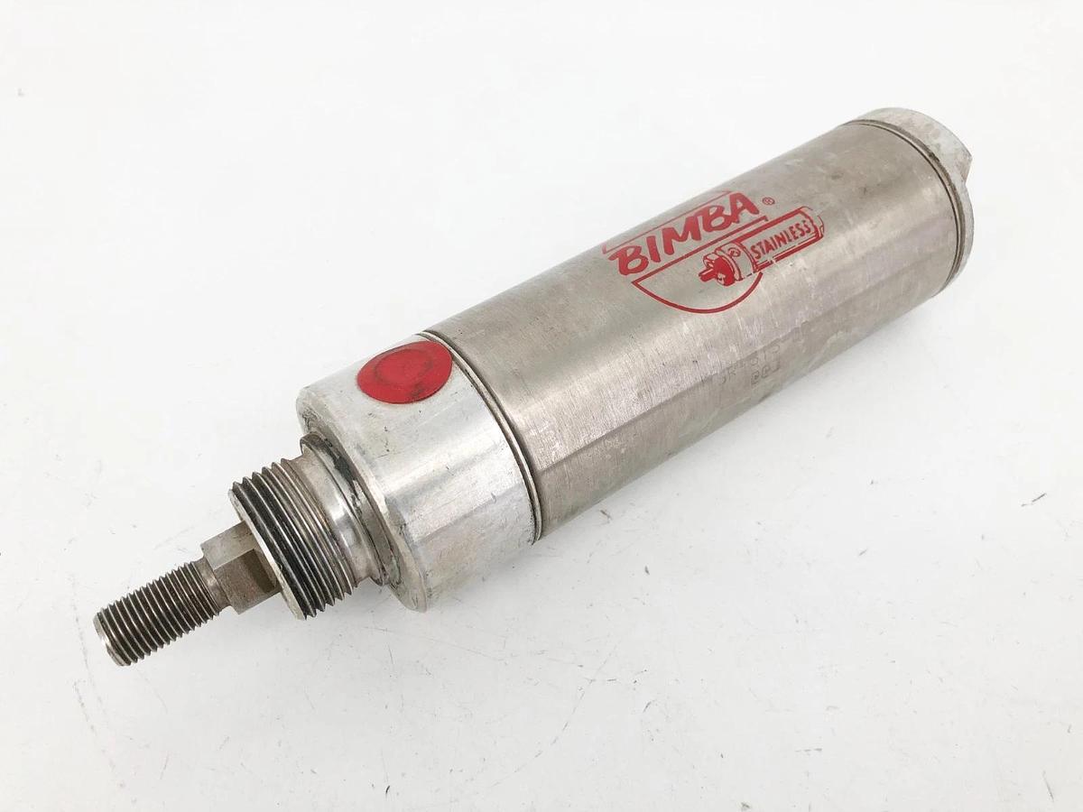 Used Bimba SR-313-DB Double Acting Pneumatic Cylinder 2" Bore 3" Stroke