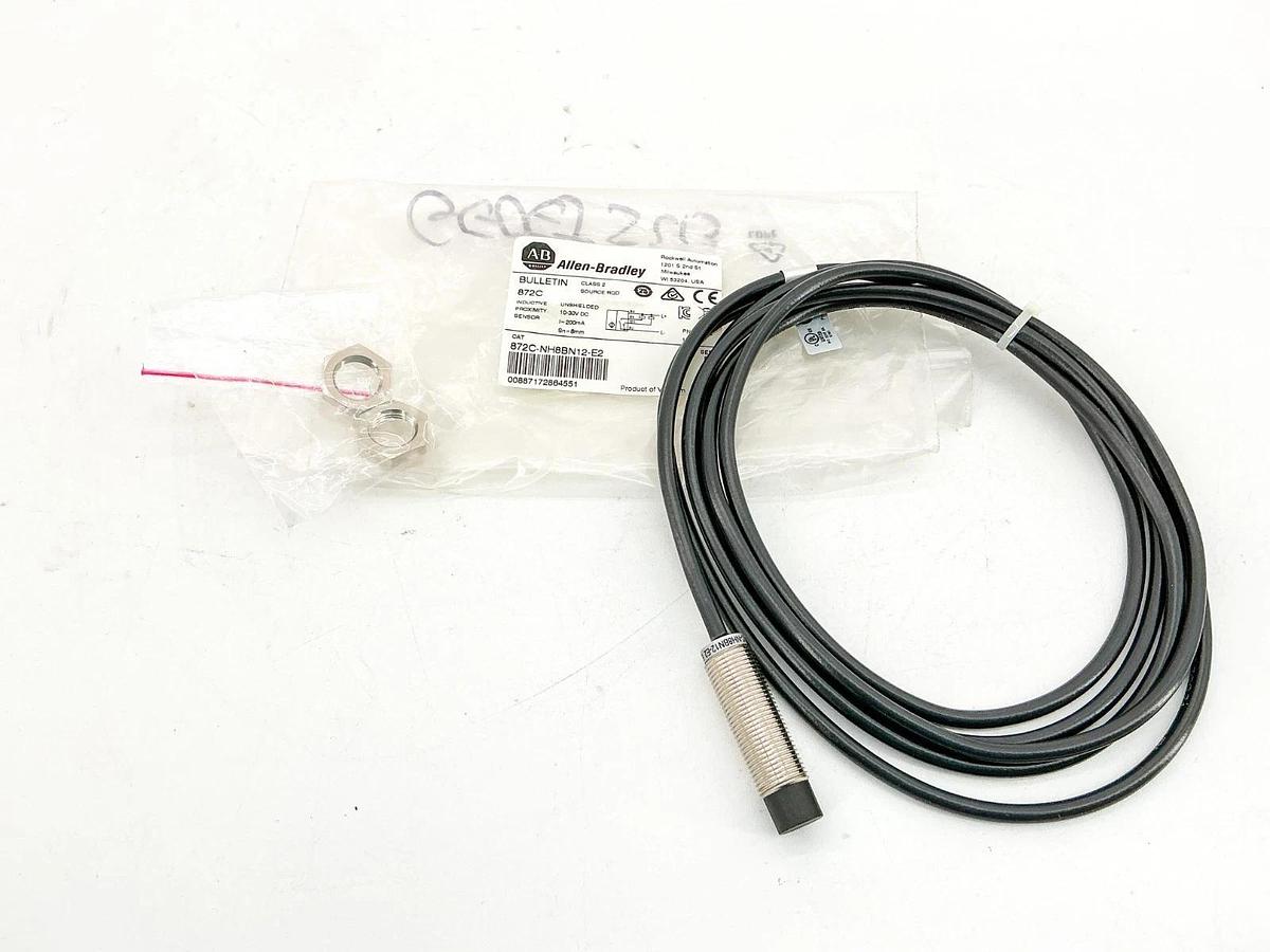 New Allen Bradley 872C-NH8BN12-E2 Inductive Proximity Sensor 30VDC 200mA Ser.E