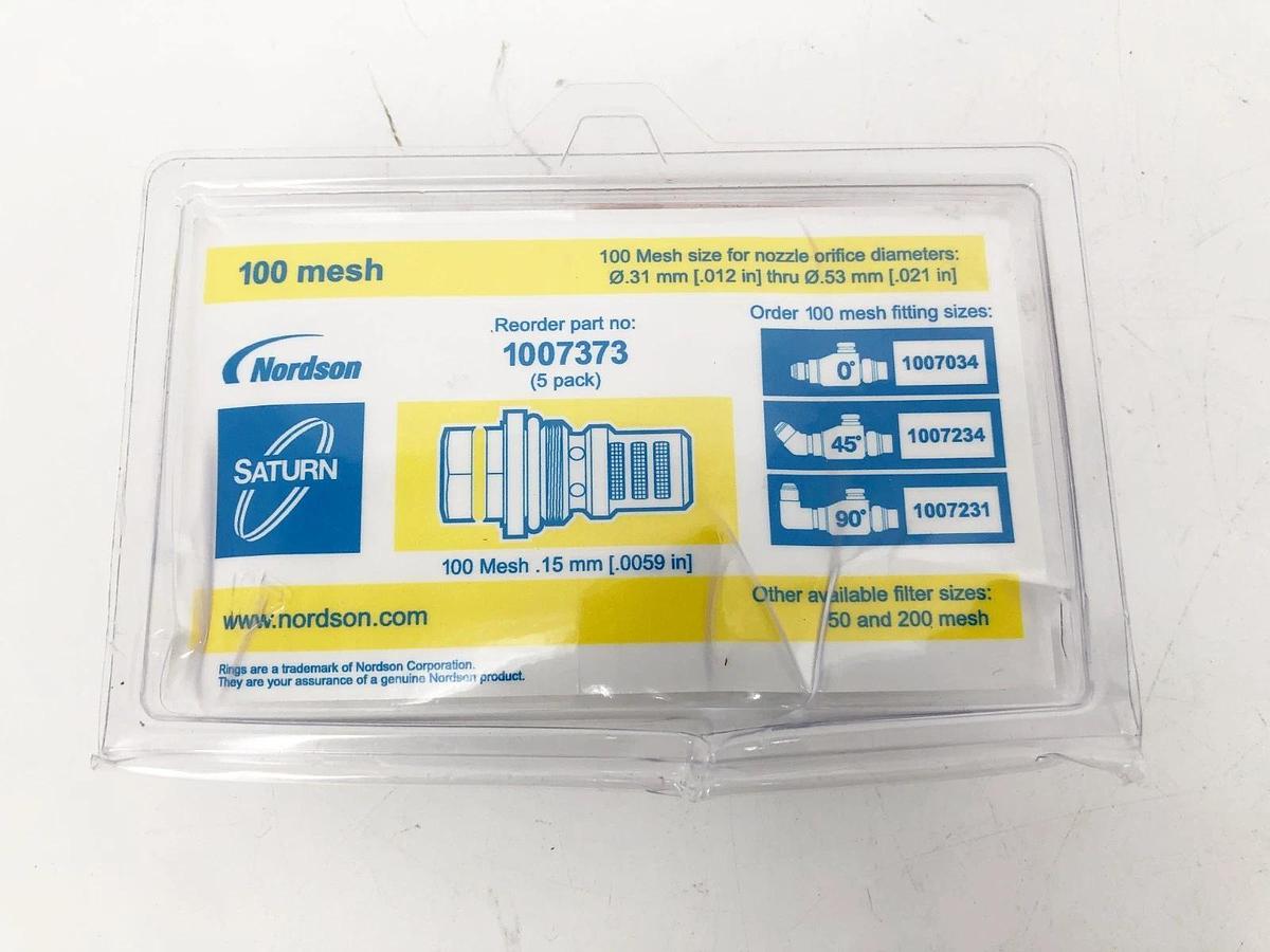 New Nordson 1007034 Straight In-Line Filter Assembly 100 Mesh .15mm