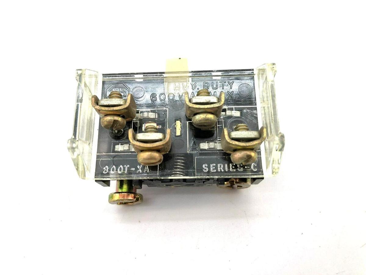 Lot of 2 New Allen Bradley 800T-XA Contact Blocks 1 NO - 1 NC Series A, Series F