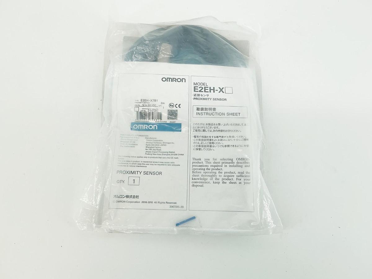 New Omron E2EH-X Proximity Sensor 12-24VDC 2M