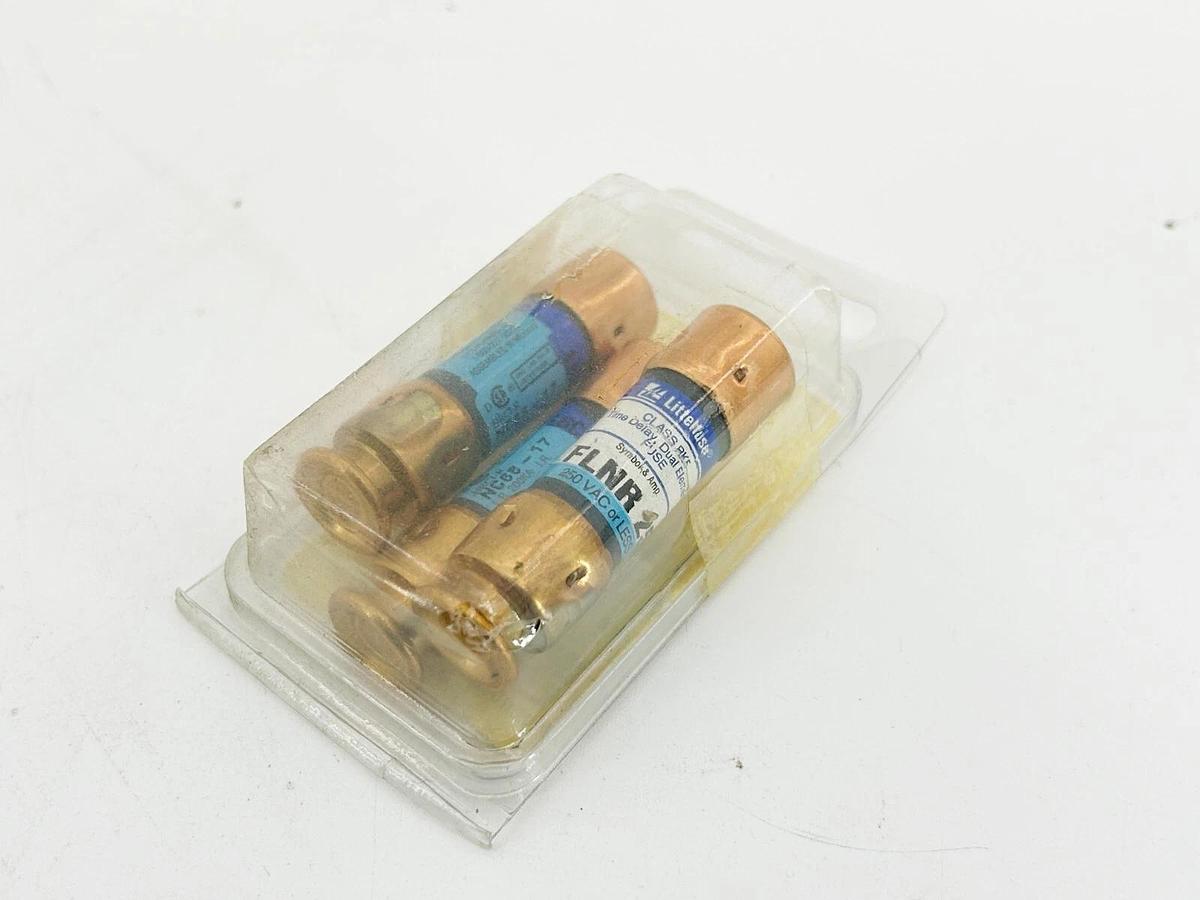 New Littelfuse FLNR025 Time Delay Dual Element Fuse 25A 250V 3 Pack