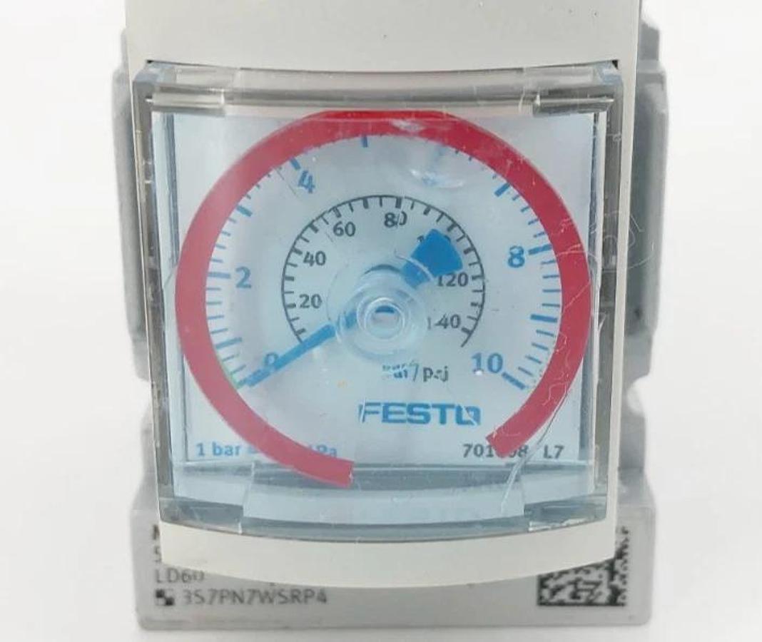 New Festo MS4-LRB-1/4-D6-RG-AS Pressure Regulator 210psi 527692 - No Box