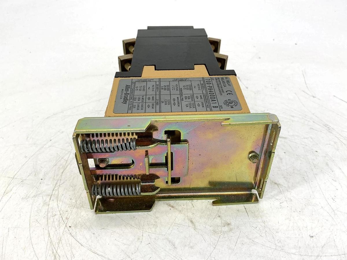 Used Allen Bradley 700-PH400DA1 Ser B AC Control Relay Coil: 110/120V 50/60HZ