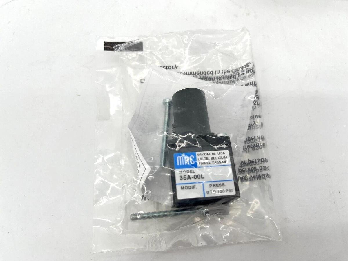 New MAC Valves 35A-00L Slotted Stem Valve 0-120PSI