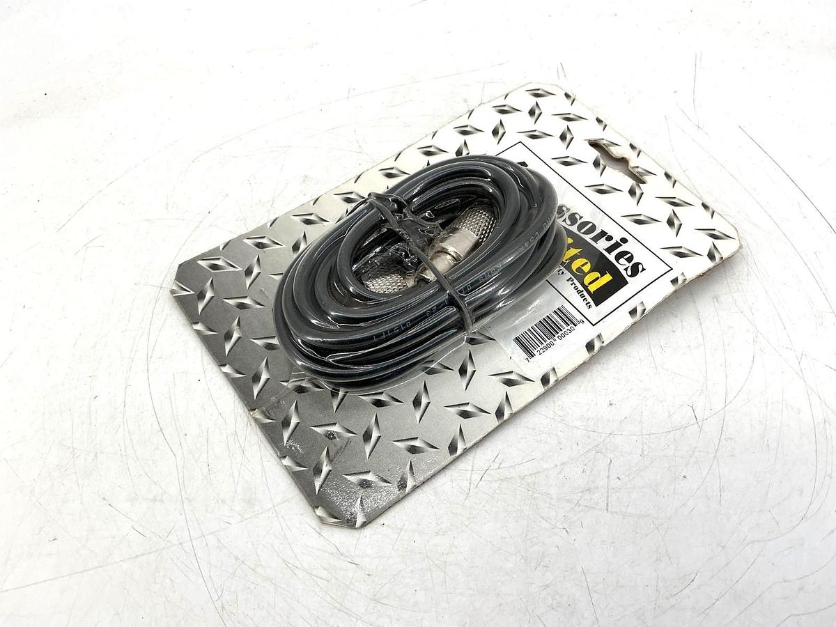 New Accessories Unlimited AUPP12 Coax Cable w/ Lug Connectors 12ft Plug to Plug