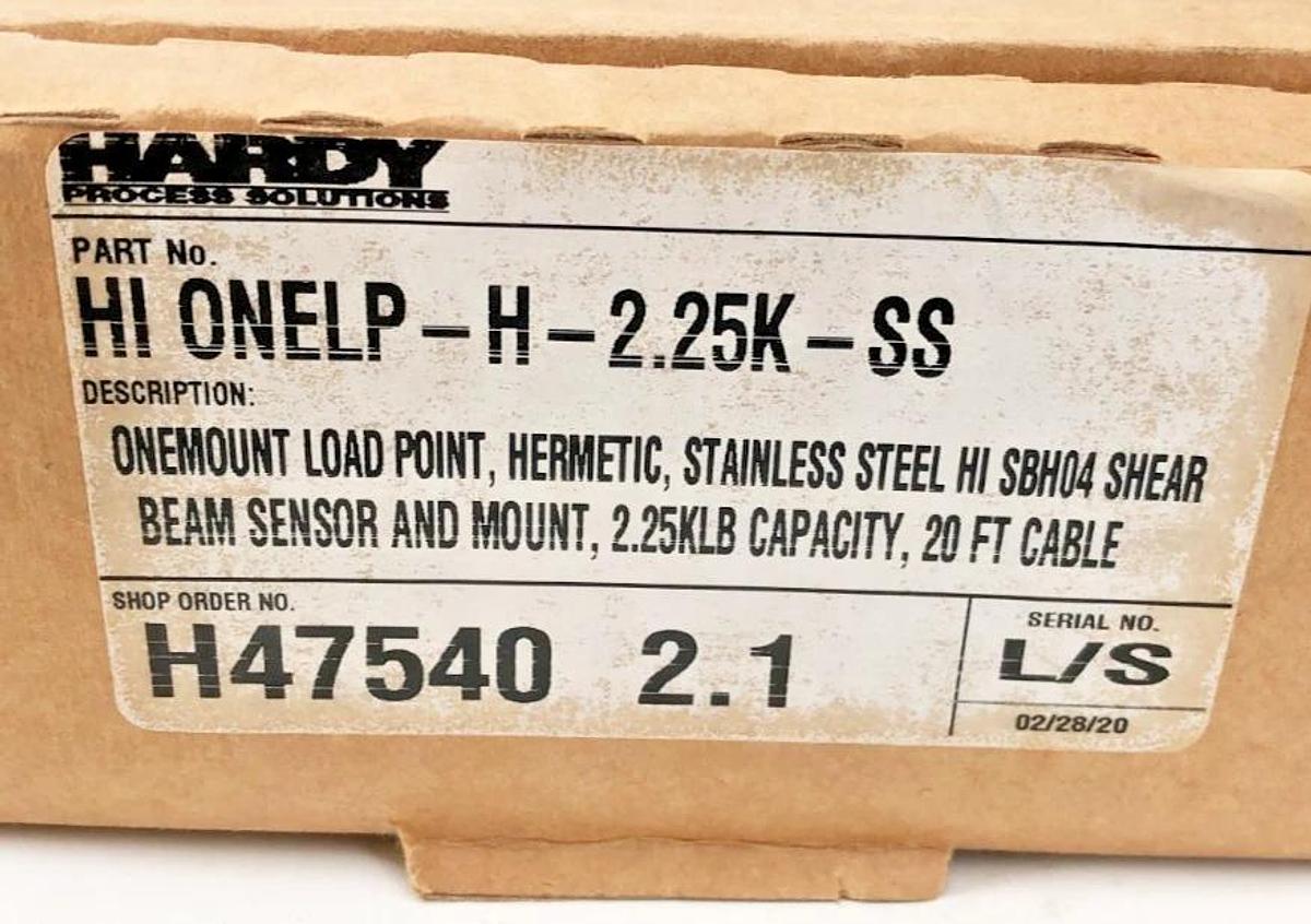 New Hardy HI SBH04-2.25K OneMount Load Point Sensor HI-ONELP-H-2.25K-SS