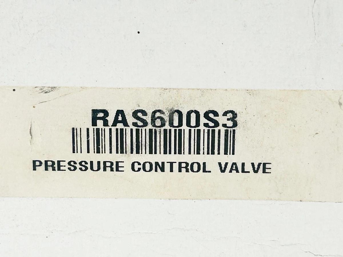 New Parker RAS600S3 Pressure Control Valve
