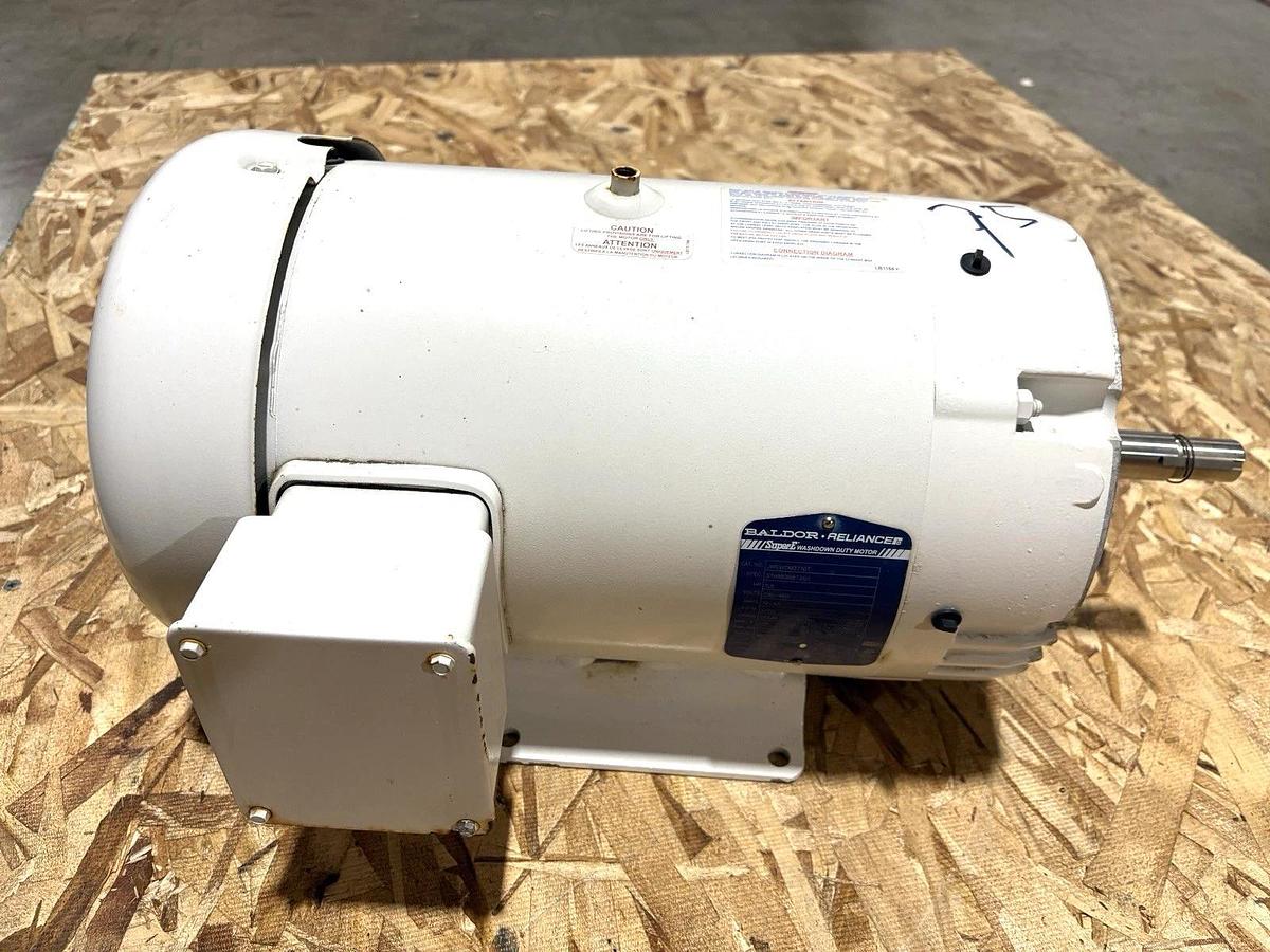 New Baldor JMEWDM3710T 7.5HP TEFC Washdown Motor 230/460V 1800rpm 213JM Frame