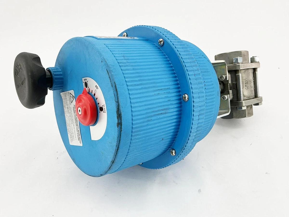 New Valbia VB060 85H01006 Valve Actuator 120/240V w/ 1-1/4" SS Valve - No Box