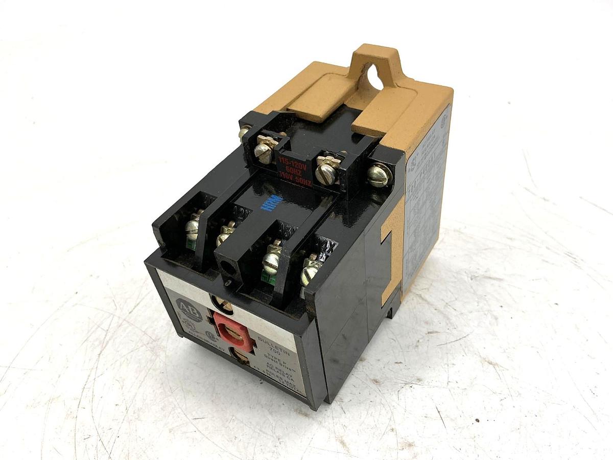 Used Allen Bradley 700-P400A1 Ser B Type P AC Control Relay 110/120V 50/60HZ